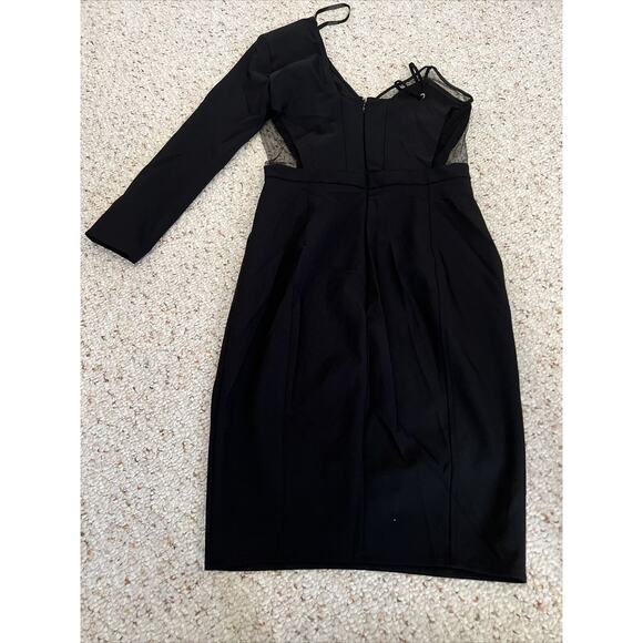 ELISABETTA FRANCHI Black Dress IT40 US4 One Shoulder - Picture 8 of 8